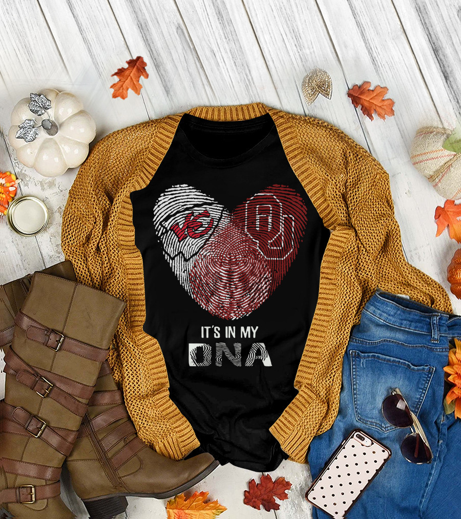 Chiefs Oklahoma Sooners It's in My DNA T-Shirt