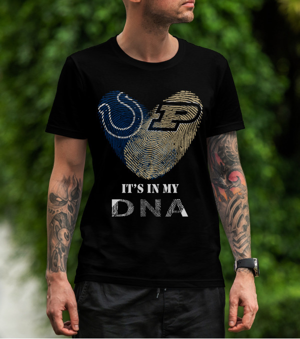 Colts Purdue Heart It's In My DNA T-Shirt