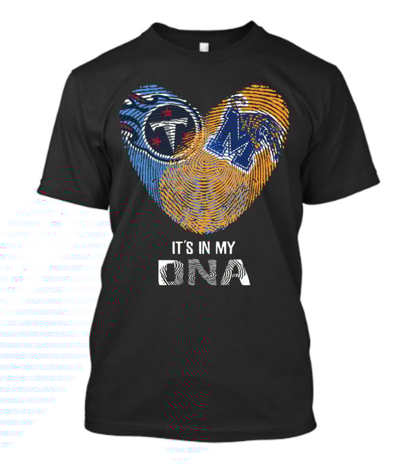 Titans Memphis Tigers It's In My DNA T-Shirt