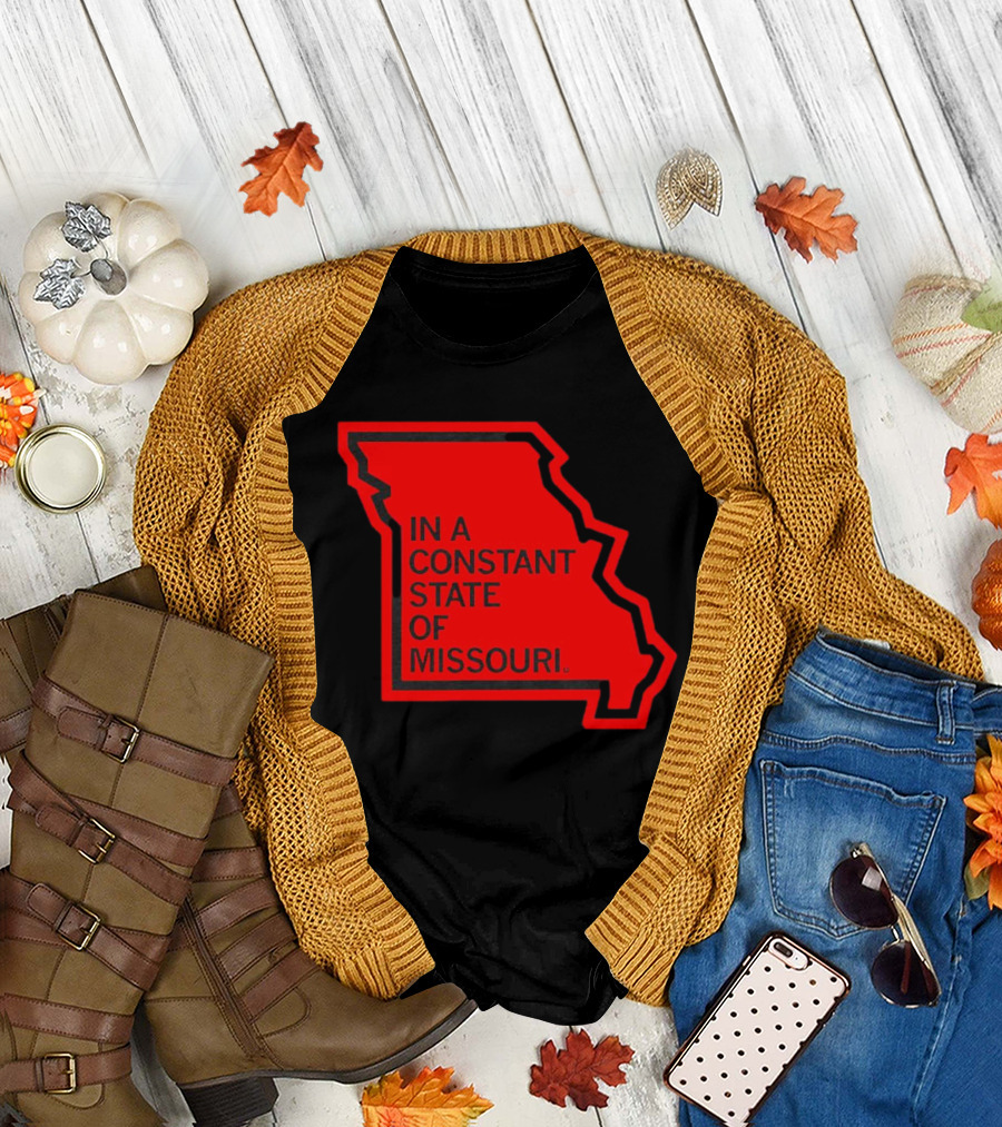 In a Constant State of Missouri Map T-Shirt