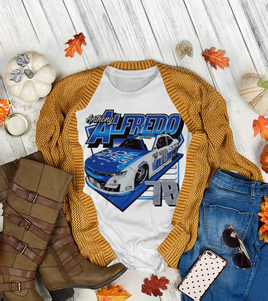 Anthony Alfredo Dude Wipes 78 Racing Car T-Shirt