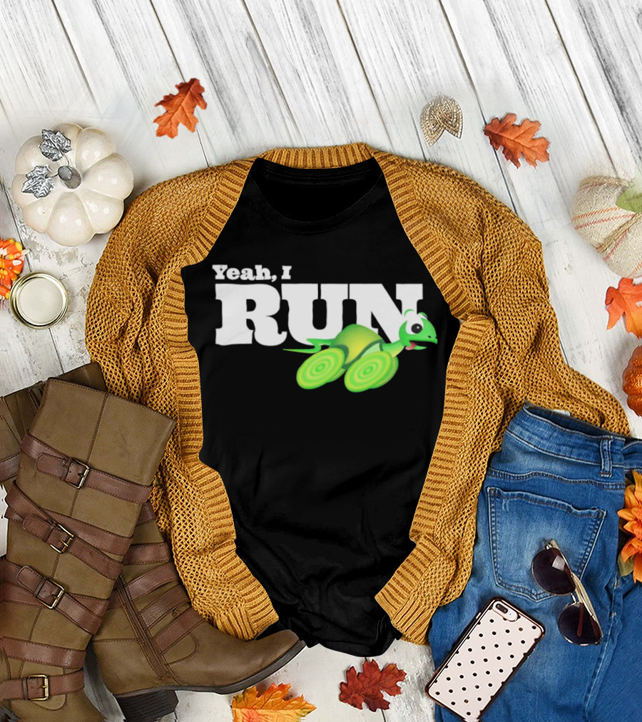 Turtle Yeah I Run Racing Green Run T-Shirt