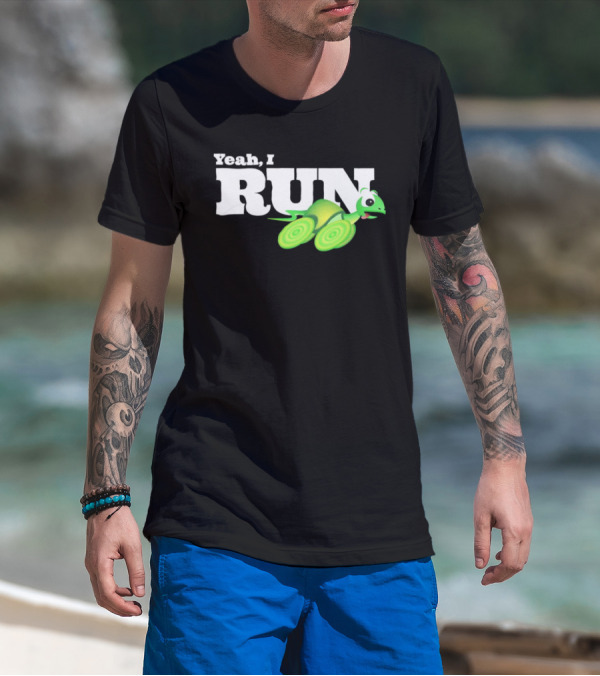Turtle Yeah I Run Racing Green Run T-Shirt