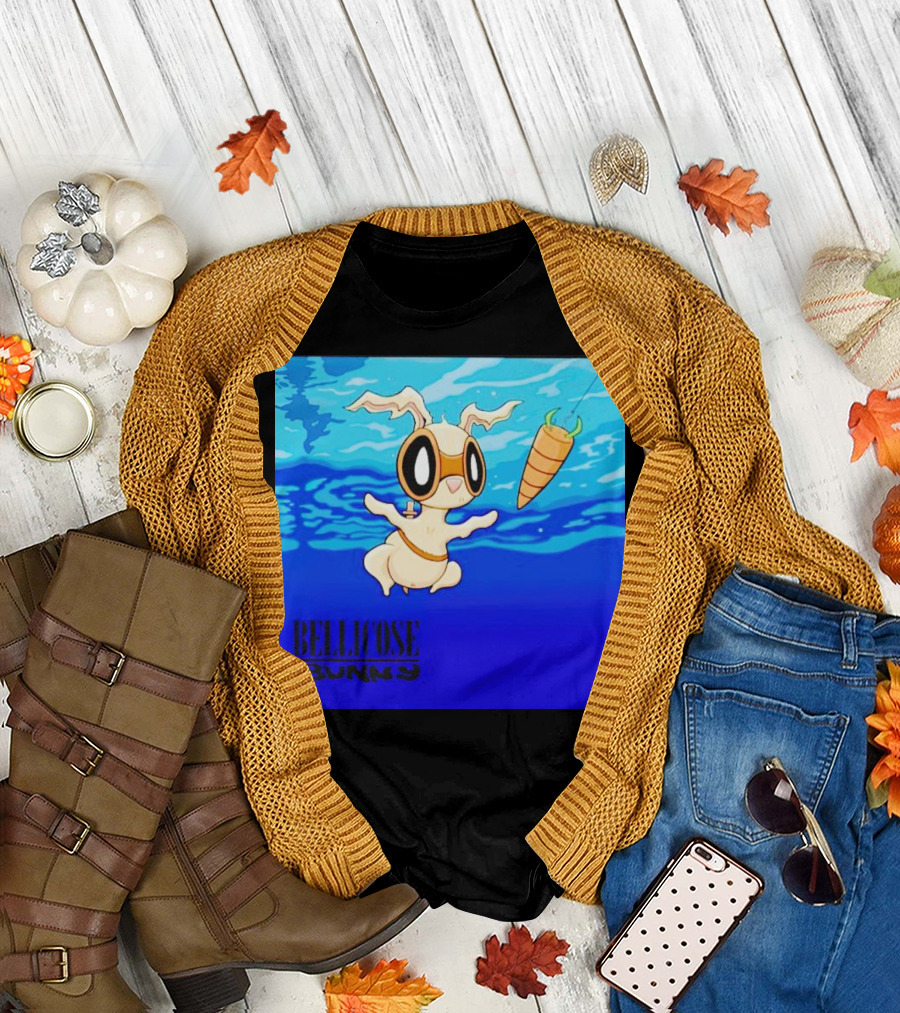 Bellicose Bunny Diving for Carrot Adventure T-Shirt