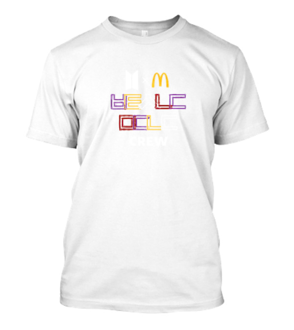 BTS Collaboration With McDonald's Crew T-Shirt