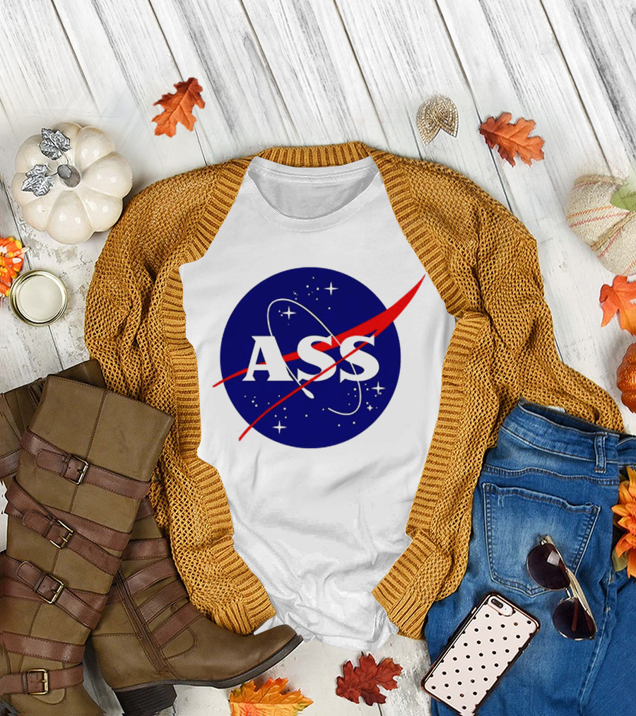 Nasa Ass Logo Space T-Shirt