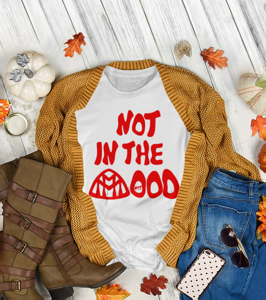 NOT IN THE MOOD Spider-Man Venom Not Mood Balloon Faces T-Shirt