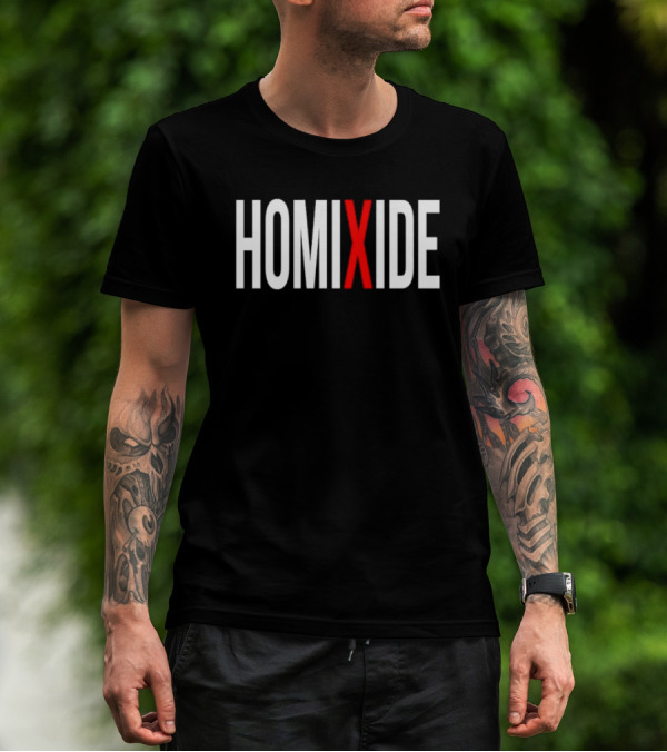 Homixide Gang Bold White T-Shirt