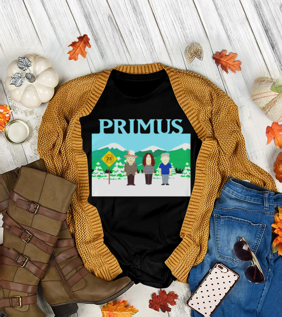 Primus 25 Years South Park Winter Scene T-Shirt