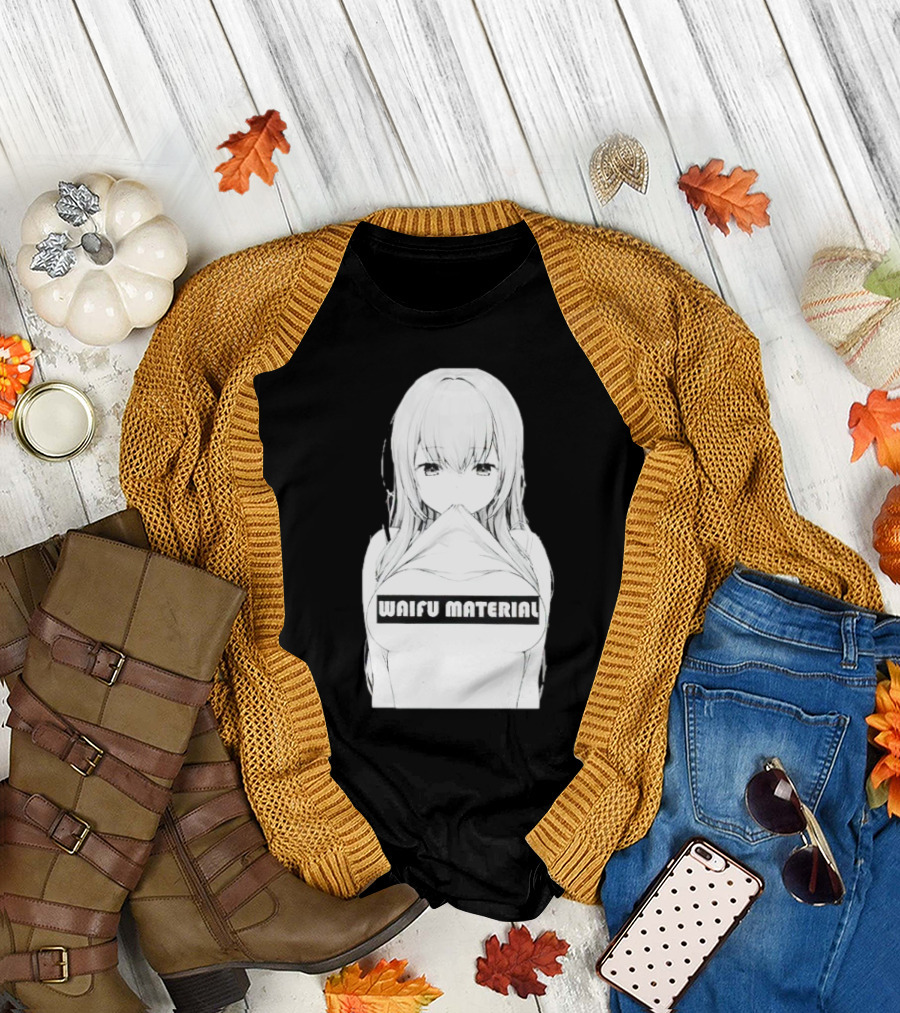 Waifu Material Anime Girl Manga T-Shirt