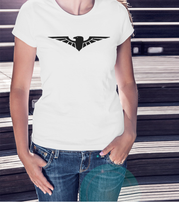 Falcon Wing Icon Black T-Shirt