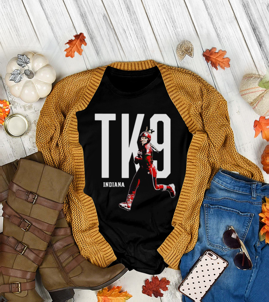 TK9 Indiana Softball Taryn Kern Player Runner T-Shirt