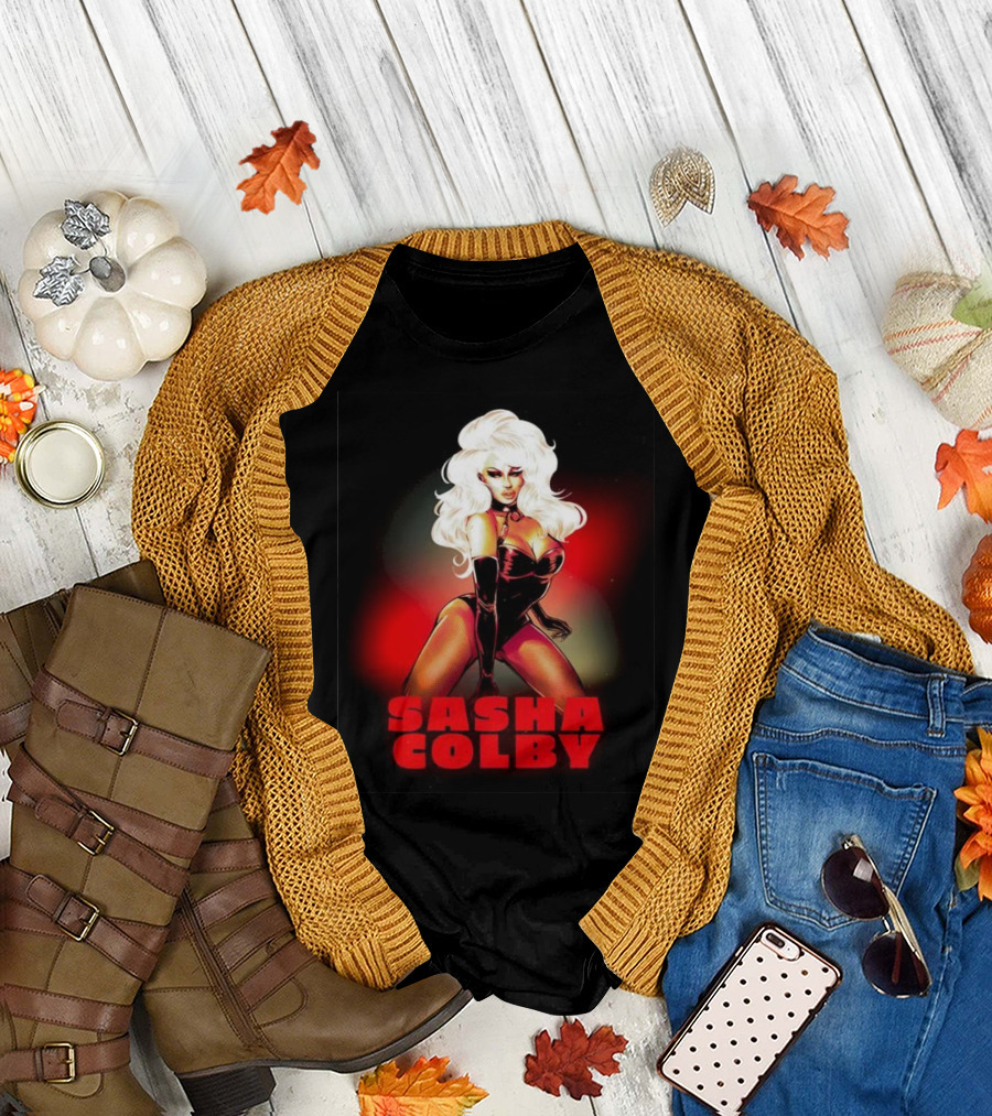 Sasha Colby Retro Pin-Up T-Shirt