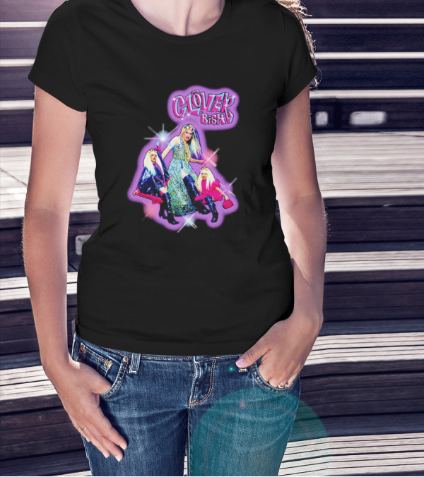 Clover Bish Clover Dollz Shine Glam Trio T-Shirt