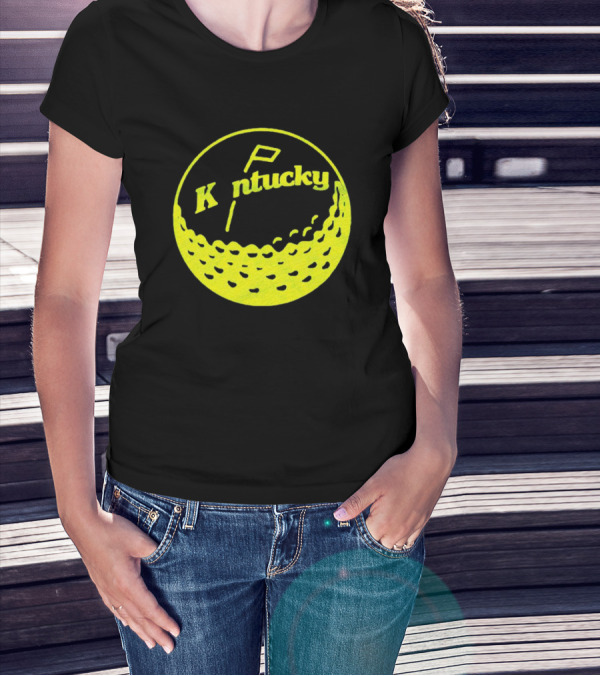 Kentucky Golf Ball Logo With Retro T-Shirt