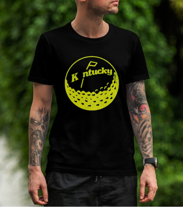 Kentucky Golf Ball Logo With Retro T-Shirt