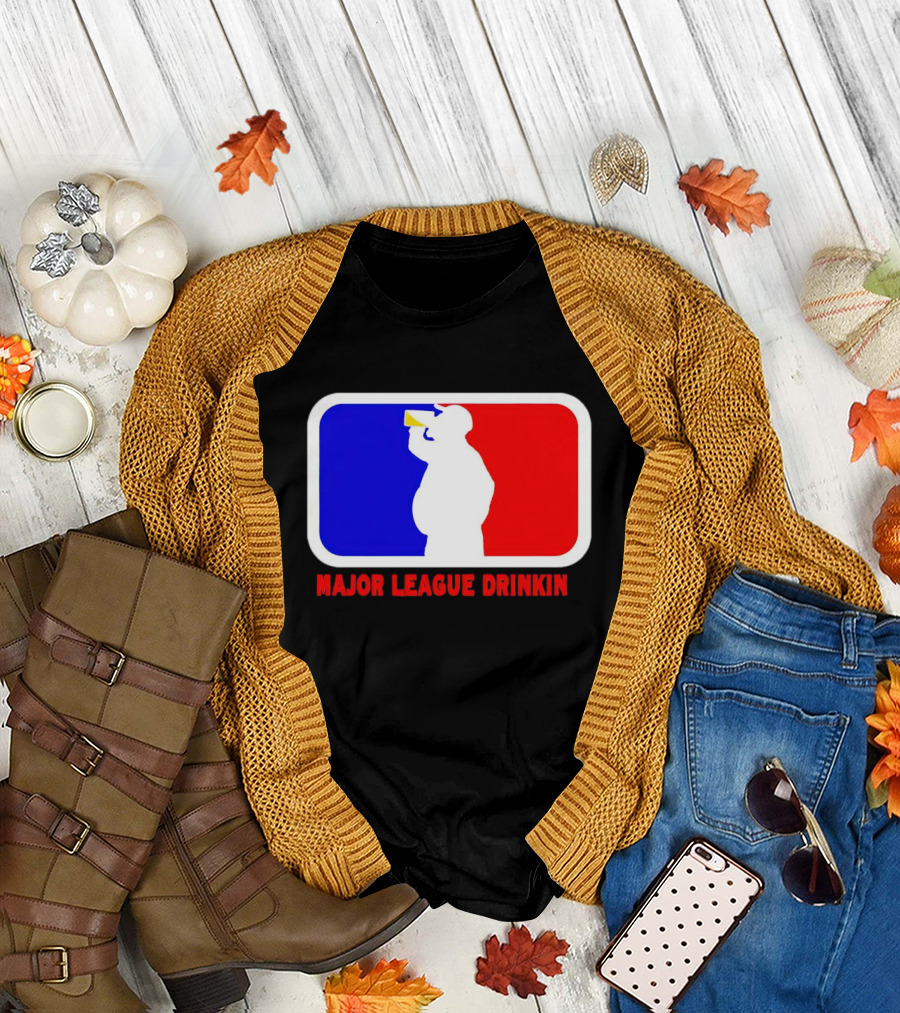 Major League Drinkin Red White Blue T-Shirt