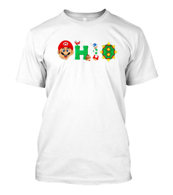 Super Mario Ohio Pipe Goomba Koopa Paratroopa Piranha Plant Shell T-Shirt