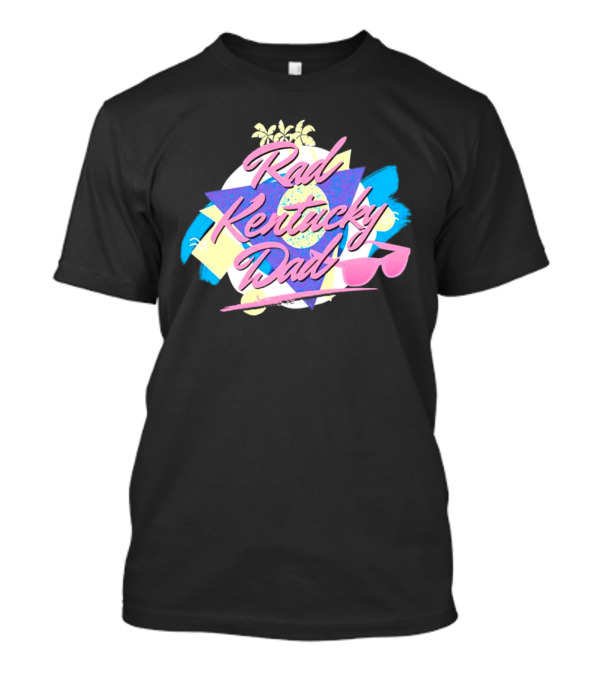 Rad Kentucky Dad 90’s Retro Palm Trees And Sunglasses Vibe T-Shirt