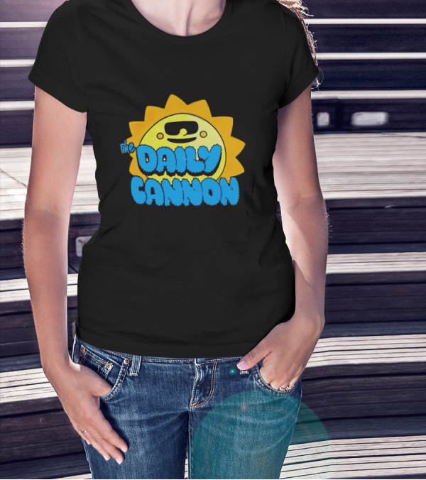 The Daily Cannon Sunburst Smile Emblem T-Shirt