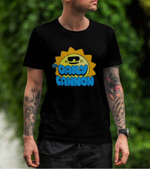 The Daily Cannon Sunburst Smile Emblem T-Shirt