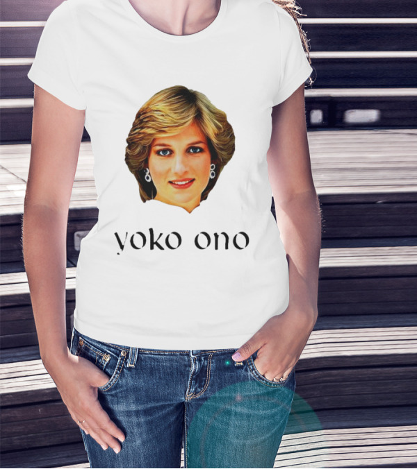 Yoko Ono Diana Iconic Style Fusion T-Shirt