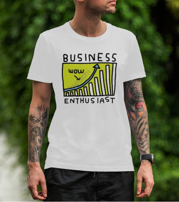 BUSINESS ENTHUSIAST WOW ARROW GRAPH T-Shirt