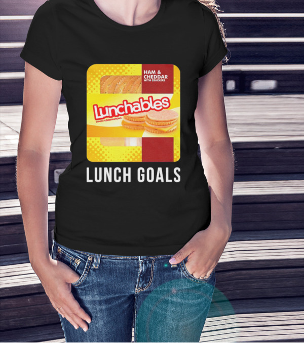 Ham And Cheddar With Crackers Lunchables Lunch Combinations Lunch Goals T-Shirt