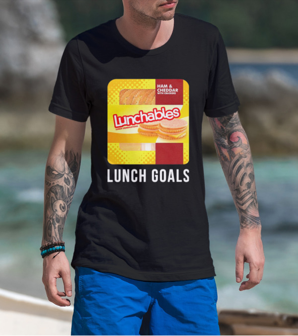Ham And Cheddar With Crackers Lunchables Lunch Combinations Lunch Goals T-Shirt
