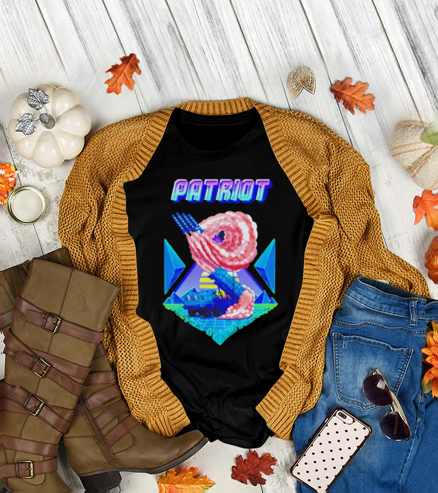Patriot Retro Futuristic Missile Launcher T-Shirt