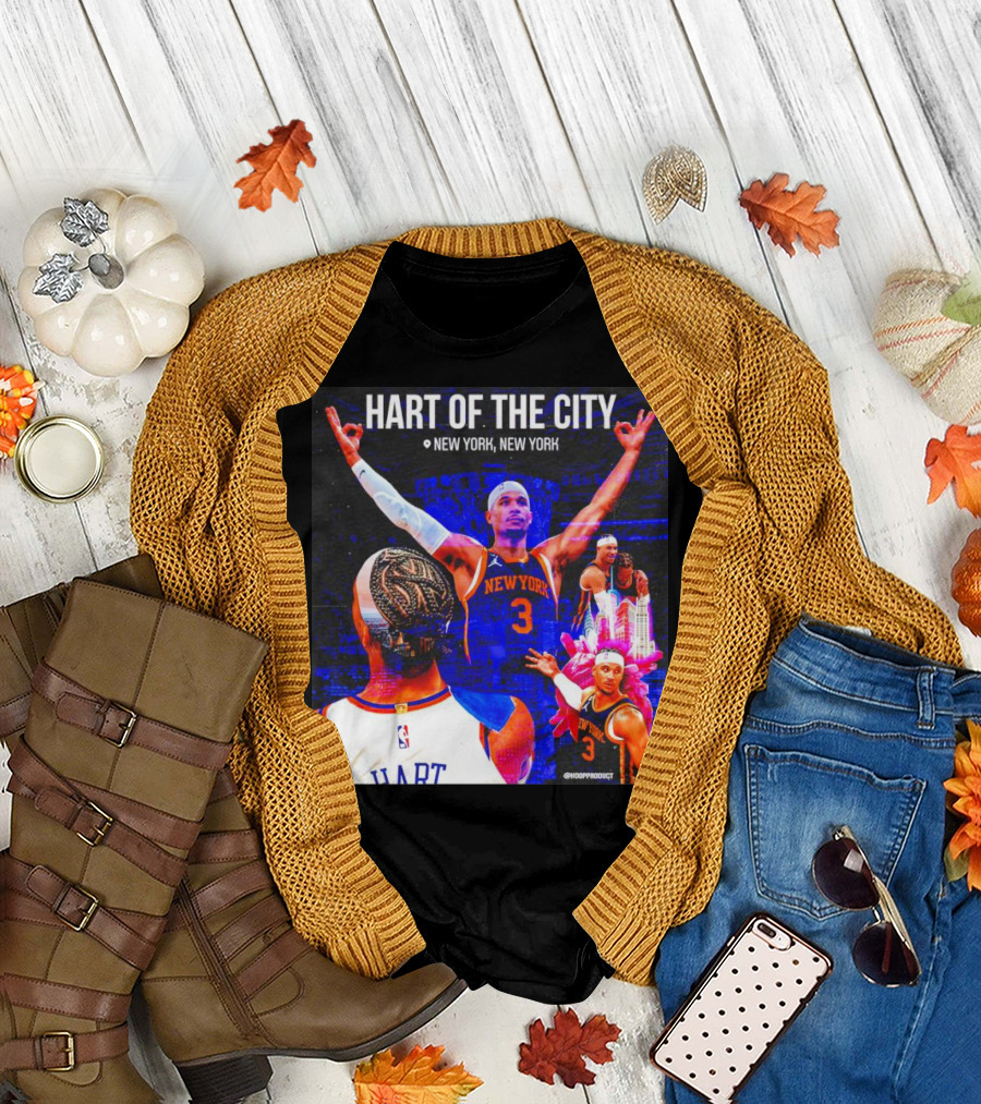 Hart of the City New York Knicks Josh Hart Basketball NYC T-Shirt