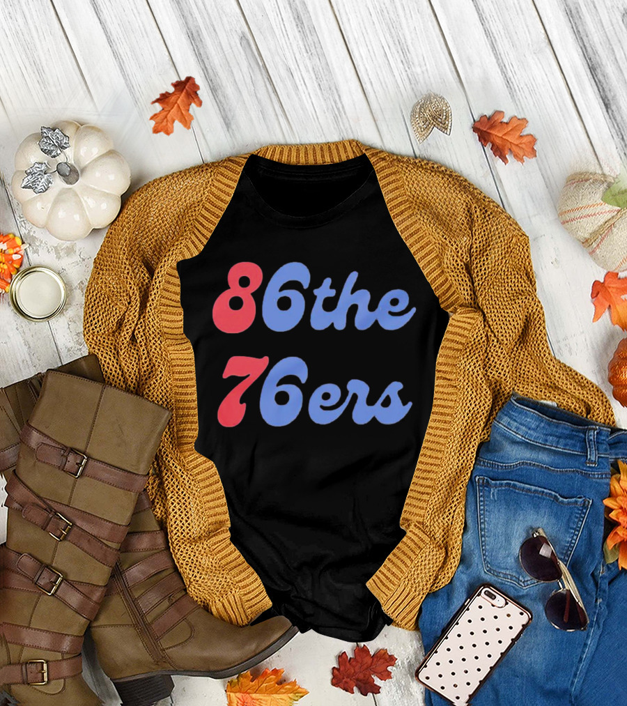 Philadelphia 76ers 86 the 76ers Retro Sports Team T-Shirt