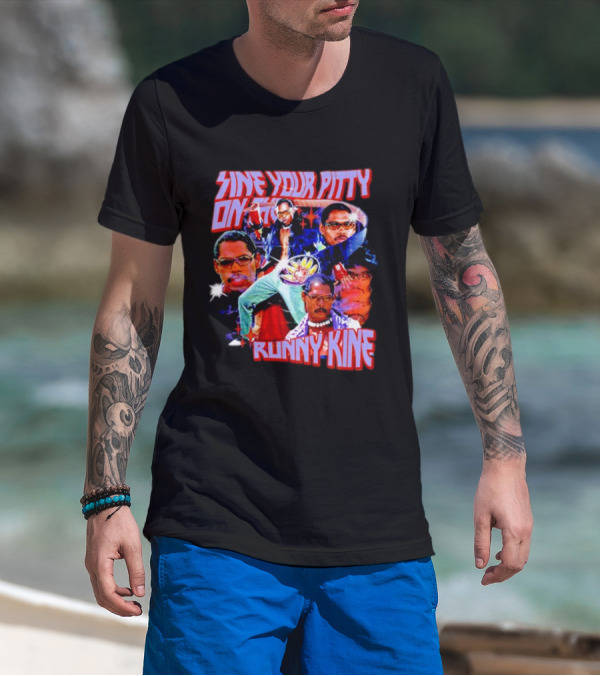 Sine Your Pitty On The Runny Kine Pootie Tang Collage T-Shirt