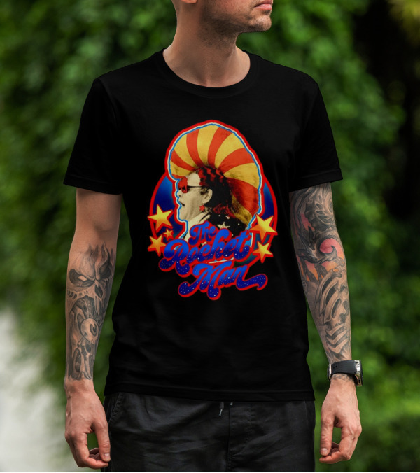 The Rocket Man Retro Stars And Stripes Iconic Sunglasses T-Shirt