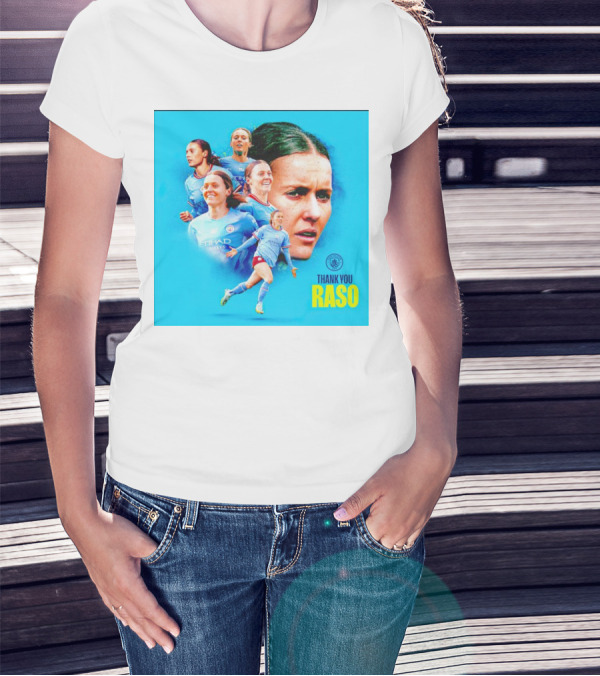 Thank You Raso Hayley Manchester City Etihad T-Shirt