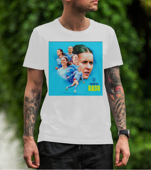 Thank You Raso Hayley Manchester City Etihad T-Shirt