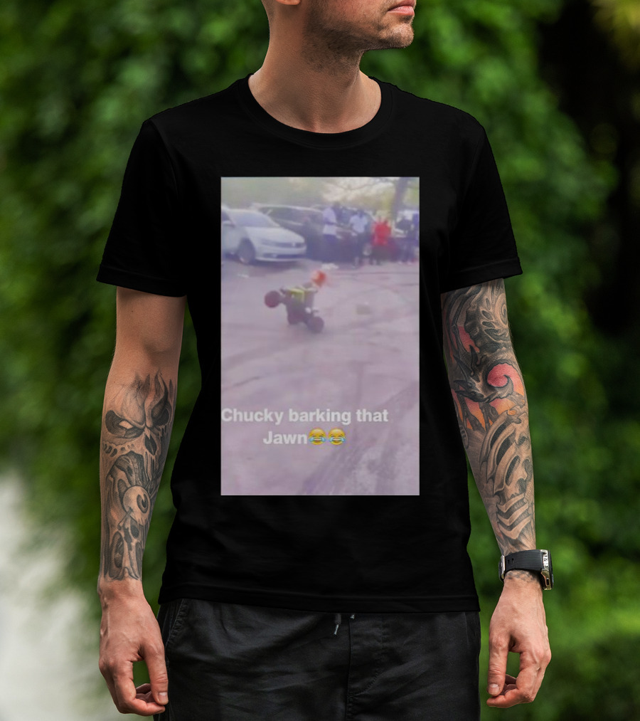 Chucky Barking That Jawn Emoji Scene T-Shirt