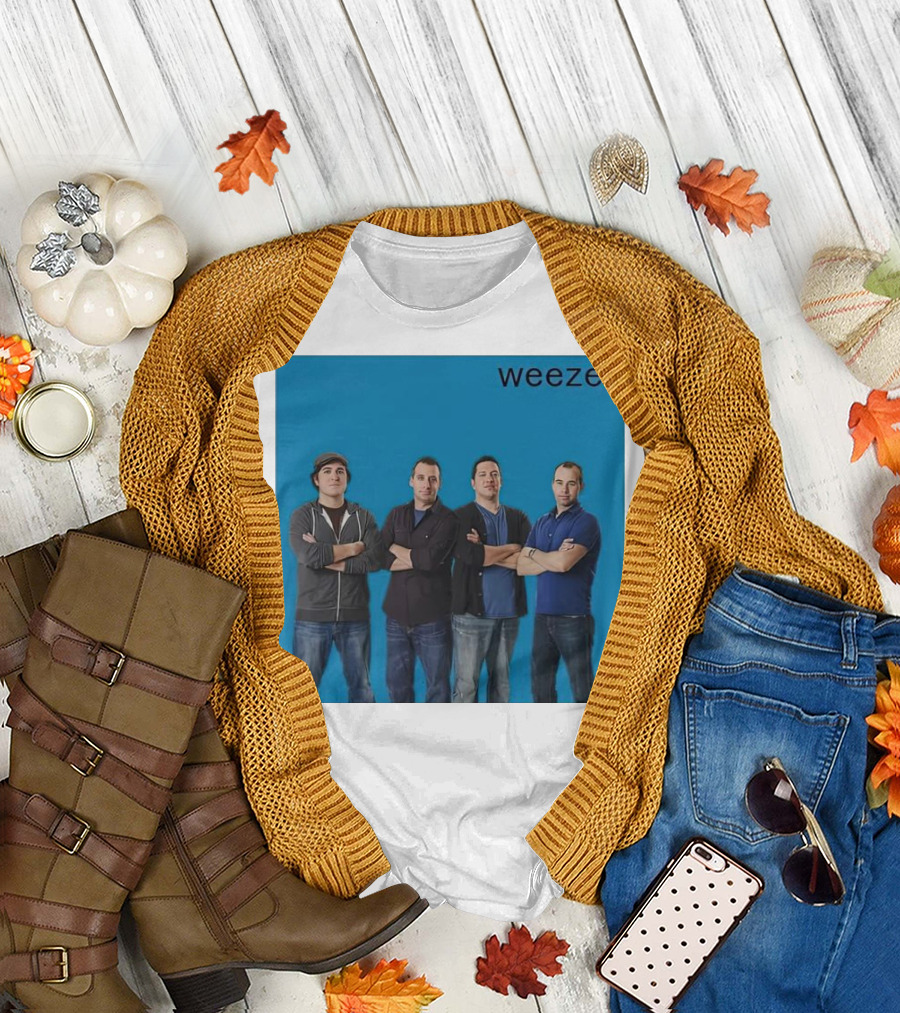 Impractical Jokers Weezer Blue Album Mashup T-Shirt