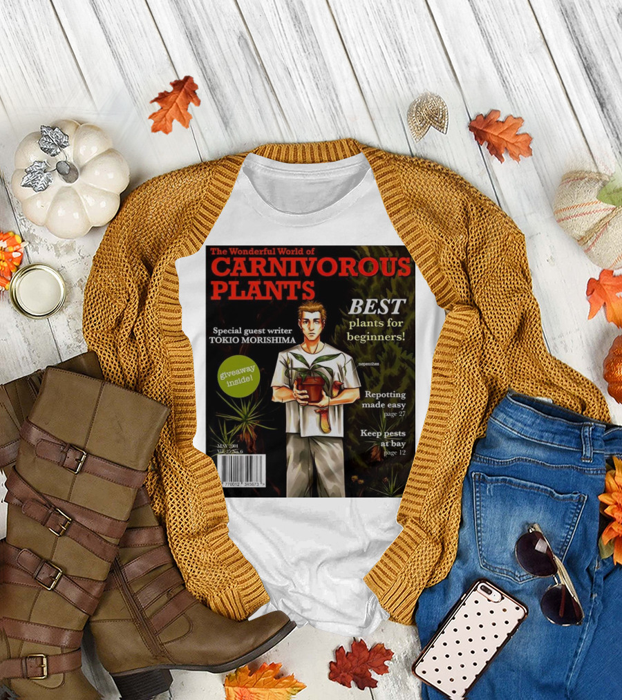 The Wonderful World of Carnivorous Plants Best Plants for Beginners Special Guest Writer Tokio Morishima Giveaway Inside T-Shirt