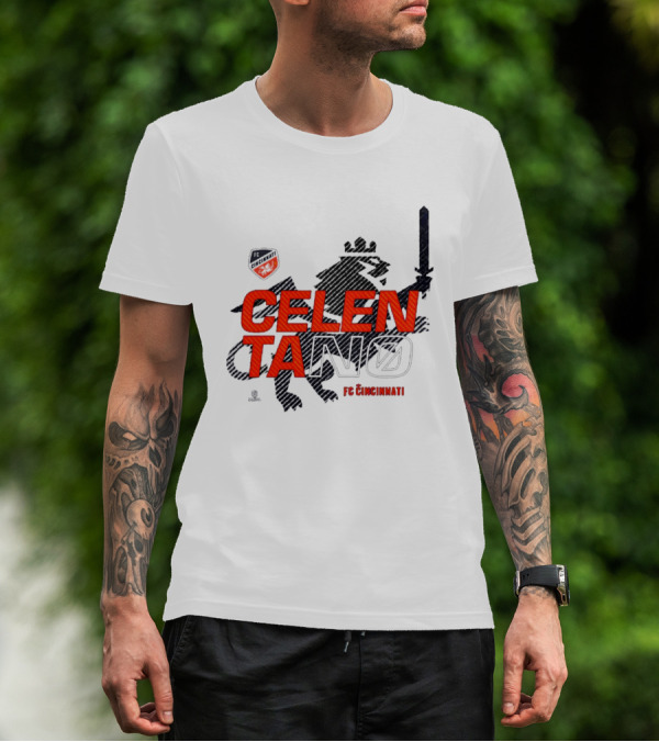 Celentano FC Cincinnati Lion Shield T-Shirt