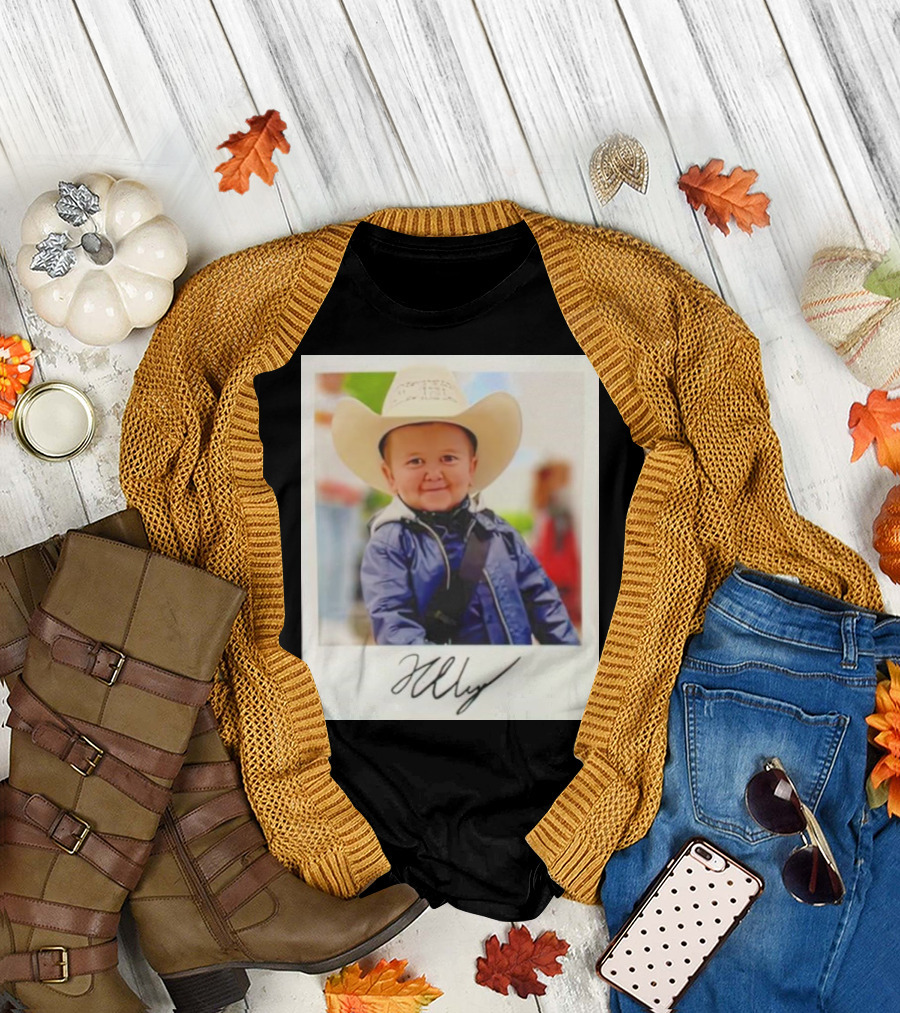 Hasbulla Magomedov Cowboy Polaroid Signature Image T-Shirt