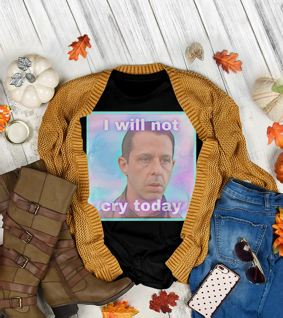 Kendall Roy I Will Not Cry Today Pastel Mood T-Shirt