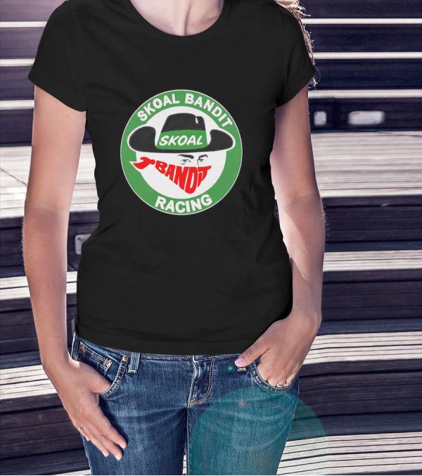 Skoal Bandit Racing Skoal Bandit Logo Cowboy Hat Red Bandana T-Shirt