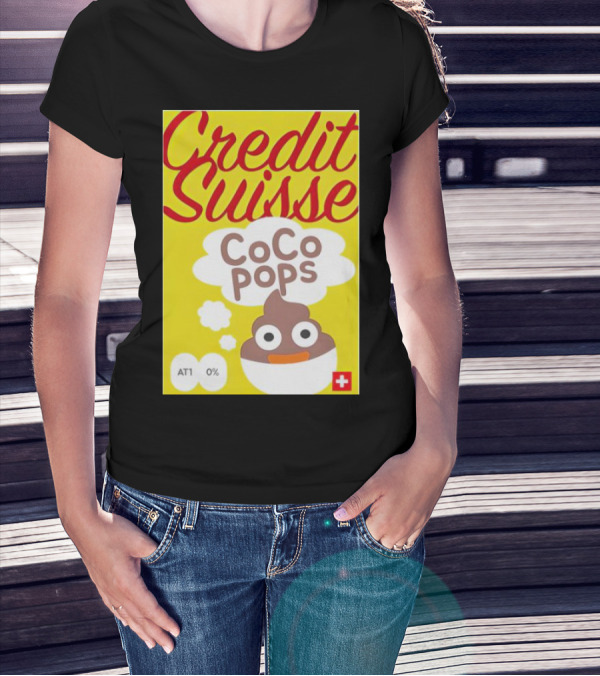 Credit Suisse CoCo Pops Parody Box AT1 0% T-Shirt