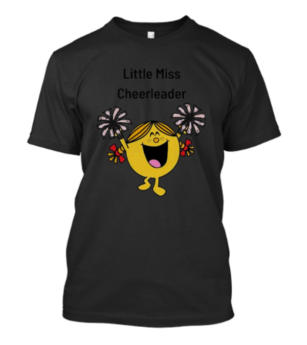 Little Miss Cheerleader Enthusiastic Pom-Pom Dance T-Shirt