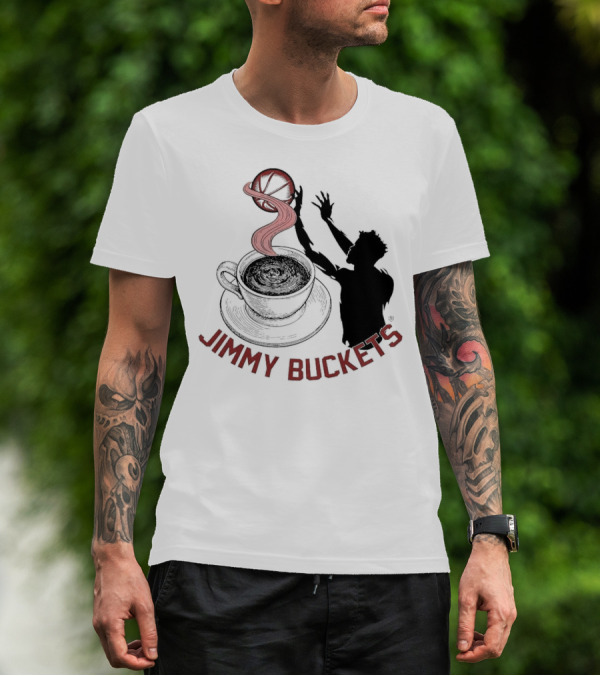 Miami Heat Jimmy Buckets Coffee Basketball T-Shirt