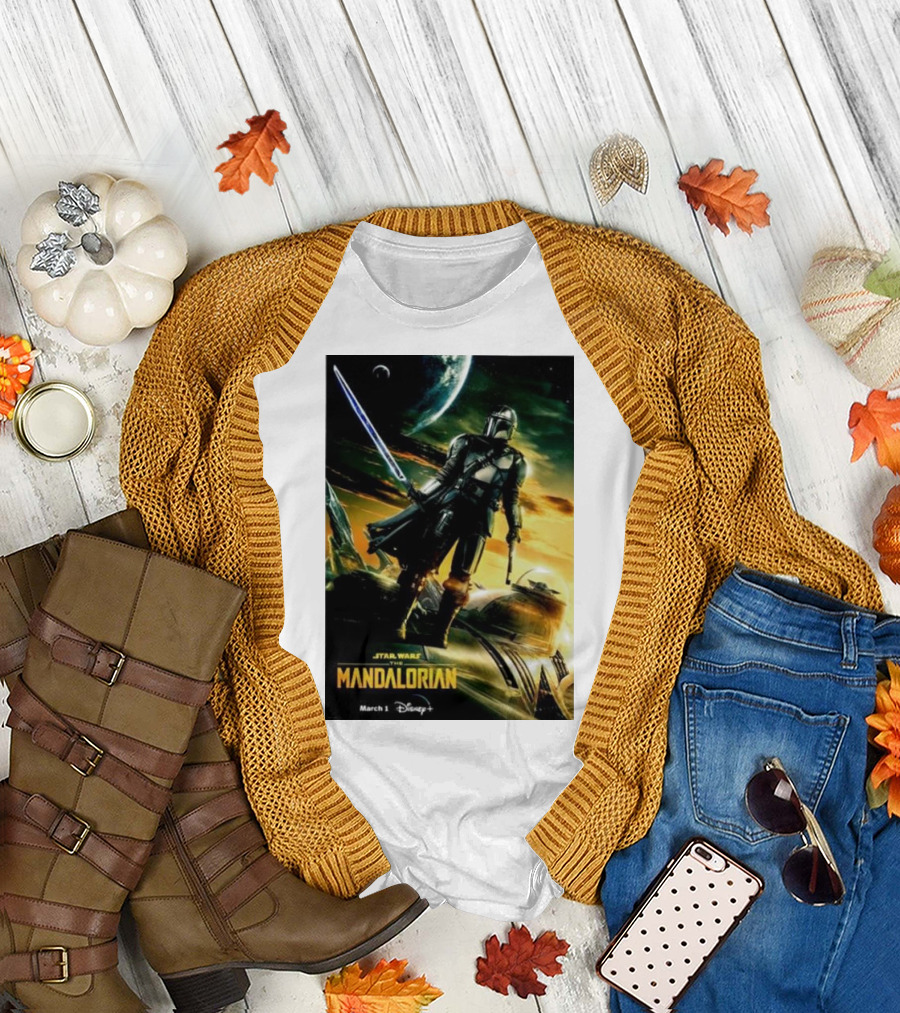 Star Wars The Mandalorian March 1 Disney Plus T-Shirt