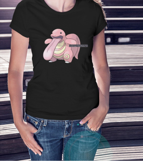 Lickatongue Head Master Pokemon Character Image T-Shirt