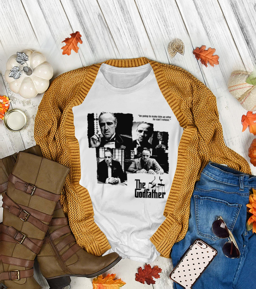The Godfather I'm Going to Make Him an Offer He Can't Refuse Iconic Film T-Shirt