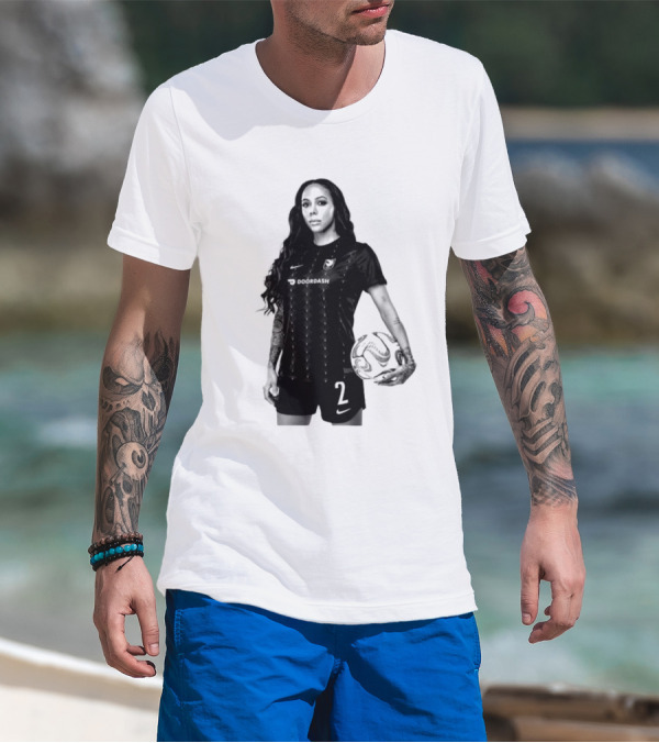 League Sydney Leroux 2 DoorDash Soccer T-Shirt